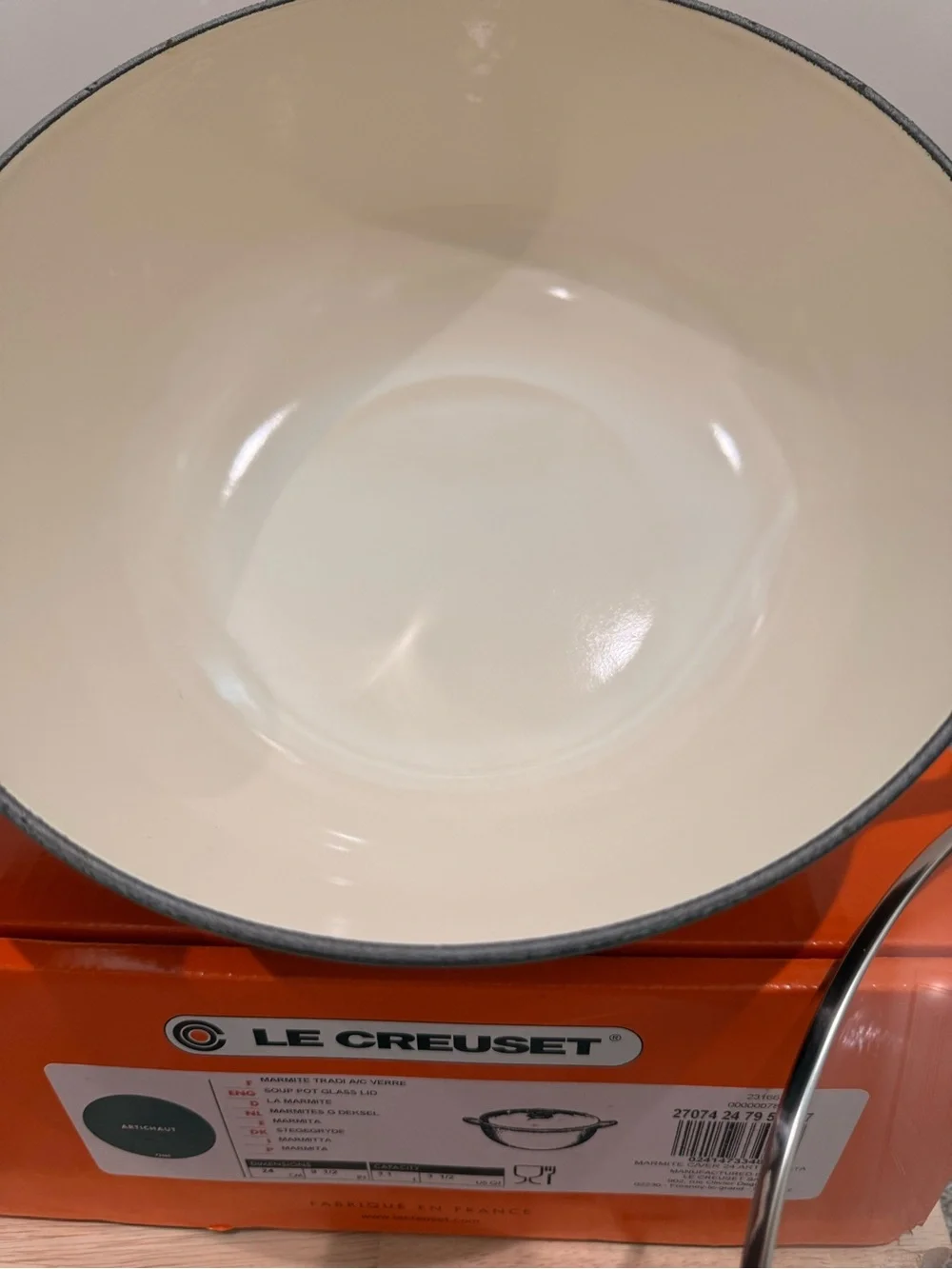 Le Creuset Traditional Soup Pot with Glass Lid